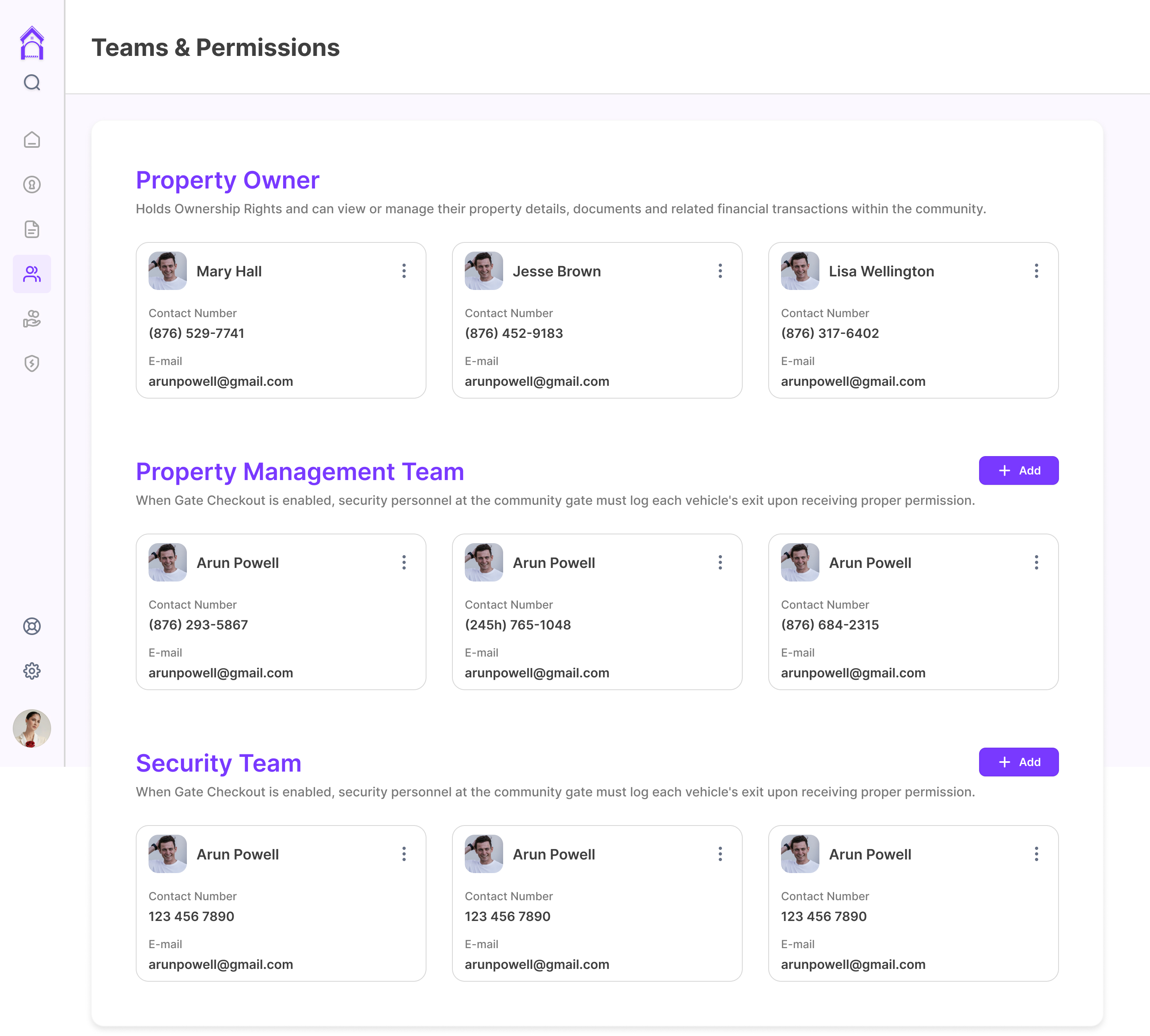 Team Permissions